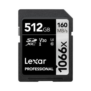 Lexar mälukaart SDXC Pro 1066x U3 UHS-I R160/W120 (V30) 512GB