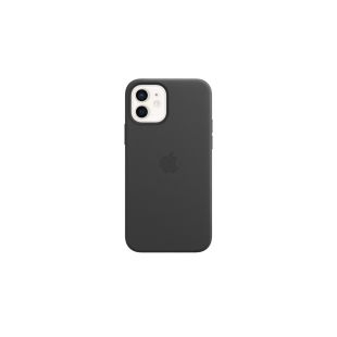 Apple iPhone 12/12 Pro nahast ümbris MagSafe, must