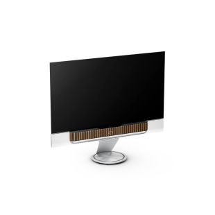 Bang & Olufsen 77" OLED teler koos Beosound Theatre hõbedasest alumiiniumist ning puidust ribikattega soundbariga