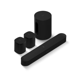 Sonose kodukinokomplekt BEAM 2 + SUB Mini + ONE SL kõlarid 2tk, must