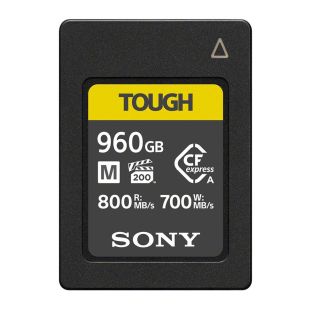 Sony CFexpress tüüp-A mälukaart 960GB TOUGH, lugemiskiirus 800 MB/s
