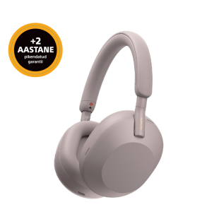 Sony m&uuml;rasummutavad bluetooth Hi-Res k&otilde;rvaklapid WH-1000XM5, roosa
