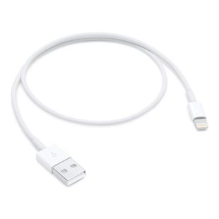 Lightning to USB Cable 0.5M Lightning USB kaabel (0.5m), valge