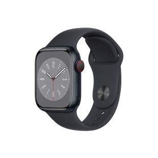 Nutikell Apple Watch Series 8 Alumiinium GPS + LTE 41mm, must
