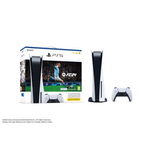 Sony Playstation 5 plaadilugejaga mängukonsool koos FC24 mänguga