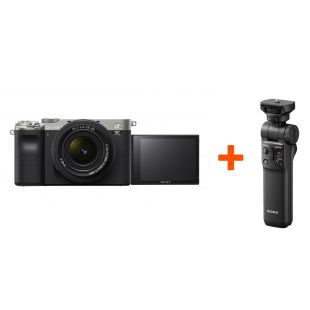 Sony a7c hübriidkaamera 28-60 mm komplekt koos GP-VPT2BT käsistatiiviga
