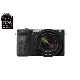 Гибридная камера Sony a6600, комплект 18-135 мм, черный