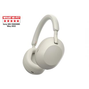 Шумоподавляющие  bluetooth-наушники Sony Hi-Res WH-1000XM5, сереброe