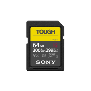 Sony SDXC карта памяти 64GB, скорость чтения 300 MB/s