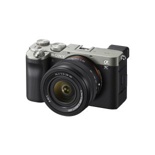 Полнокадровая гибридная камера Sony a7c, комплект 28-60 мм, серебристый