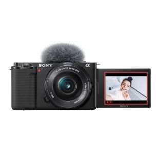 Гибридная камера Sony Vlog ZV-E10B с объективом 16-50 мм, черная