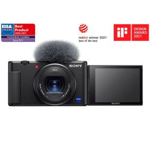 Sony Vlog kompaktkaamera ZV1, must