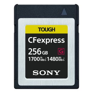 Sony CFexpress tüüp-B mälukaart 256GB TOUGH, lugemiskiirus 1700 MB/s
