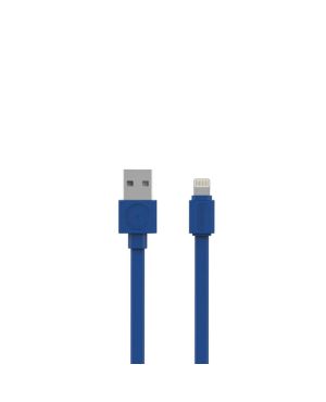 Allocacoc kaabel USB-A - Lightning Flat, 1.5 m, sinine
