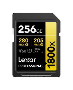 Lexar mälukaart SDXC Pro 1800x U3 UHS-II R280/W210 (V60) 256GB