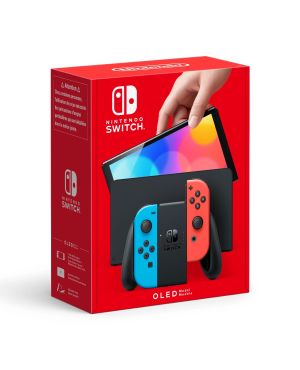 Nintendo Switch OLED mängukonsool, sinine/punane