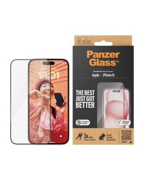 Apple iPhone 15/16 ekraani kaitseklaas PanzerGlass