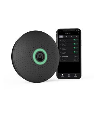 Airthings siseõhu kvaliteedi (IAQ) mõõtejaam Wave Plus, must