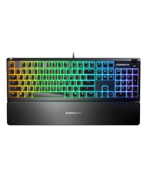 SteelSeries klaviatuur Apex 3 juhtmega NORDIC, must