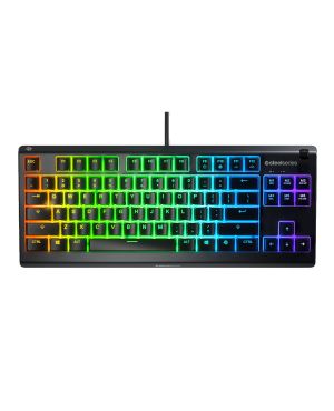SteelSeries klaviatuur Apex 3 Tenkeyless juhtmega NORDIC, must