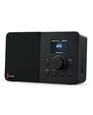 Pinell ResQ FM/DAB/DAB+ kaasaskantav raadio, must