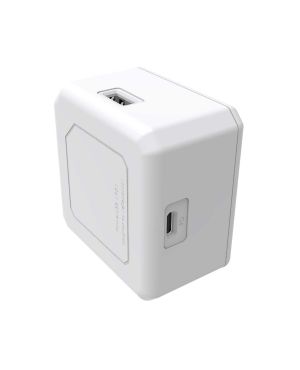 Зарядное устройство Allocacoc Power Delivery, адаптер питания PowerUSB PD 60W EU, белый