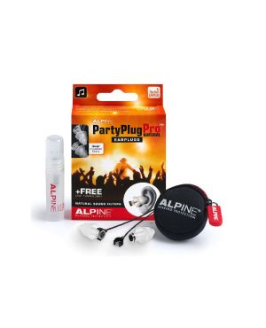 Alpine korduvkasutatavad kontsert kõrvatropid PartyPlug Pro Natural