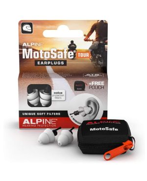 Alpine korduvkasutatavad kõrvatropid mootorratturitele MotoSafe Tour