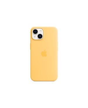Силиконовый чехол MagSafe для Apple iPhone 14 Plus, желтый