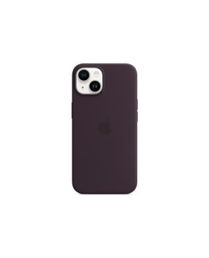 Силиконовый чехол MagSafe для Apple iPhone 14 Plus, темно-фиолетовый