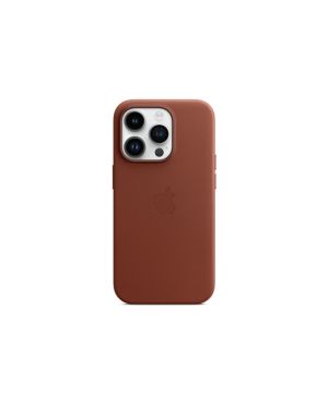 Кожаный чехол MagSafe для Apple iPhone 14 Pro Max, коричневый