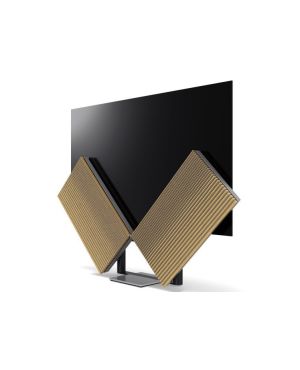 Beovision Harmony 77" 4K OLED teleri teeb eriliseks liikuvad kõlarid, mis on kinnitatud teleri külge ja muudavad oma asendit, kui teler sisse või välja lülitada