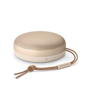 Bang & Olufsen Beosound A1 2nd Gen on kaasaskantav Bluetooth kõlar, värvuselt kuldne