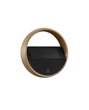 Bang & Olufsen puutetundlik juhtimispult Beoremote Halo kuldsest alumiiniumist, sobitub seinale kinnitamiseks