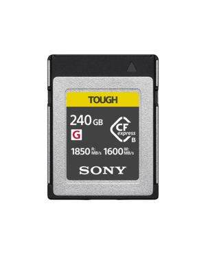 Sony CFexpress tüüp-B mälukaart 240GB TOUGH, lugemiskiirus 1850 MB/s