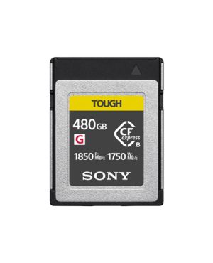 Sony CFexpress tüüp-B mälukaart 480GB TOUGH, lugemiskiirus 1850 MB/s