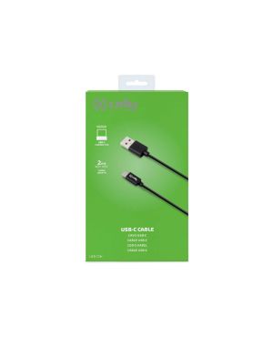 Celly USB-A to USB-C kaabel 1m, must