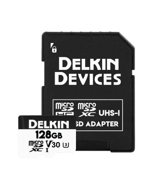 Delkin microSDXC Trail Cam Hyperspeed UHS-I R100/W75 (V30) 128GB