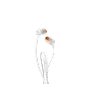 JBL nööpkõrvaklapid T110, valge