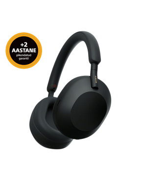 Sony mürasummutavad bluetooth Hi-Res kõrvaklapid WH-1000XM5, must