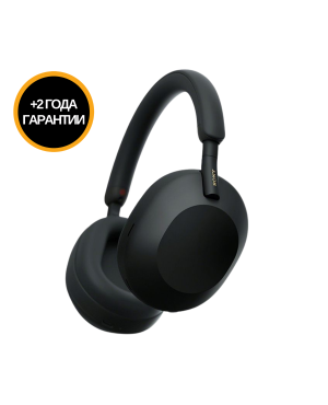 Шумоподавляющие  bluetooth-наушники Sony Hi-Res WH-1000XM5, чёрные