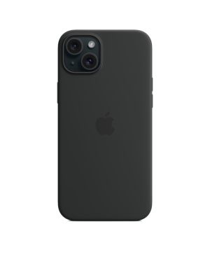 Apple iPhone 15 Plus silikoonümbris MagSafe, must