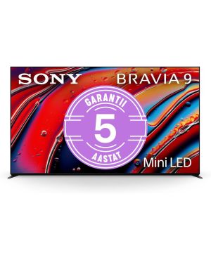 Sony 85" Bravia 9 4K HDR Mini LED teler, Google TV + 5-aastane garantii