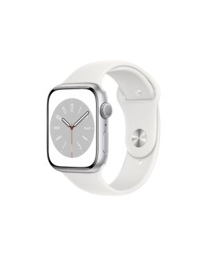 Nutikell Apple Watch Series 8 Alumiinium GPS 41mm, hõbedane/valge