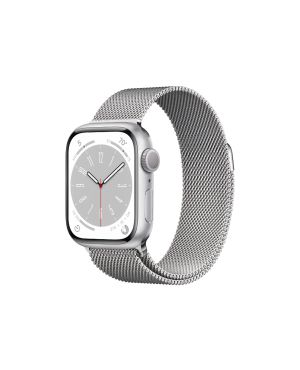 Nutikell Apple Watch Series 8 Roostevaba Teras GPS + LTE 41mm, Milanese rihm, hõbedane