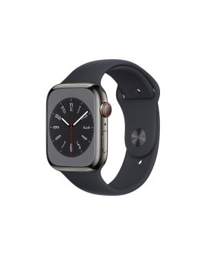 Nutikell Apple Watch Series 8 Roostevaba teras GPS + LTE 41mm, must