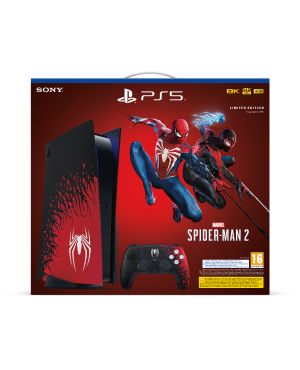 Sony Playstation 5 plaadilugejaga mängukonsool koos Spider-Man 2 mänguga
