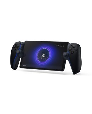 PlayStation Portal – PS5 konsooli striimimise seade mustas värvitoonis, mugavaks kaugmänguks ja sujuvaks ühenduseks.