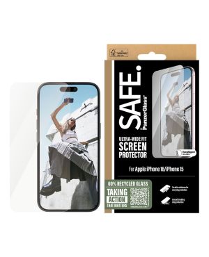 Apple iPhone 16/15 ekraani kaitseklaas SAFE by PanzerGlass