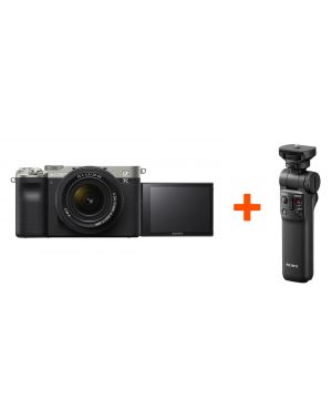 Sony a7c hübriidkaamera 28-60 mm komplekt koos GP-VPT2BT käsistatiiviga